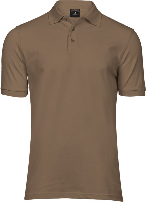 Tee Jays pánské elastické polo krátký rukáv zapínání 3 knoflíčky