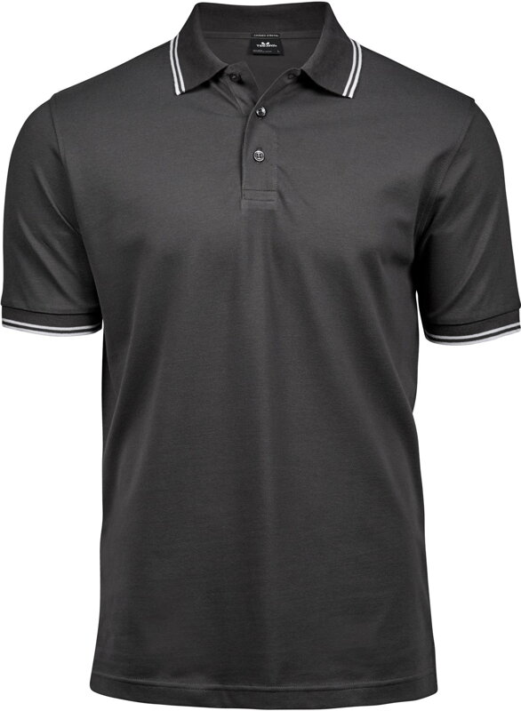 Tee Jays pánská polo košile krátký rukáv bavlna s elastanem mini piqué proužky Tee Jays pánská polo košile krátký rukáv bavlna s elastanem mini piqué proužky