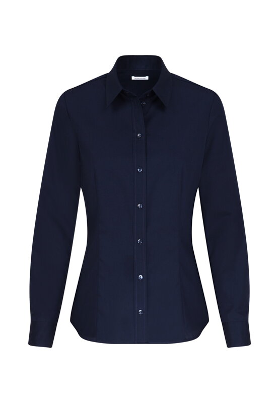 Dámská košile Regular fit s dlouhým rukávem Seidensticker Navy
