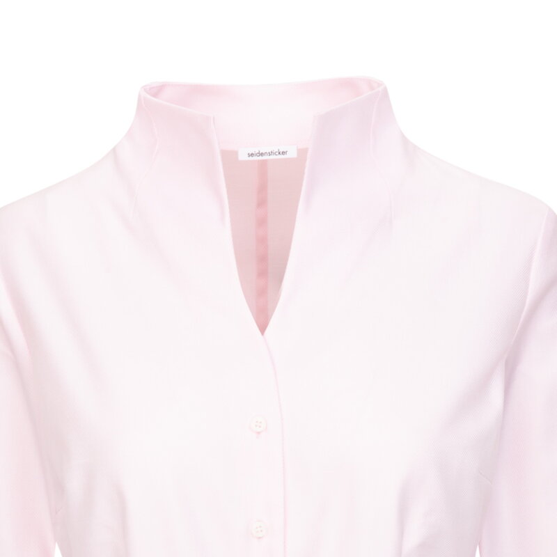 Dámská nežehlivá košile Slim fit s dlouhým rukávem Seidensticker růžová