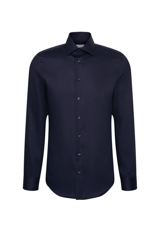 Seidensticker pánská Navy Slim fit košile Cover Easy Care
