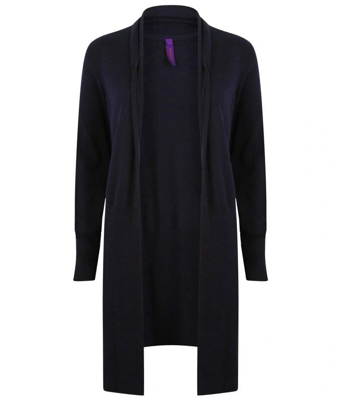 Dámský volný pletený cardigan dlouhý Henbury Dámský volný pletený cardigan dlouhý Henbury