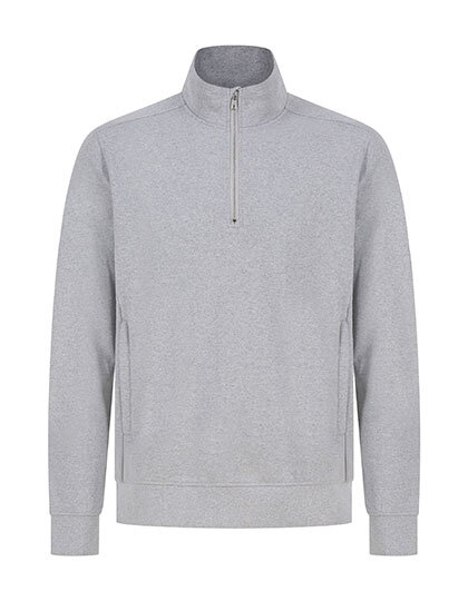 Unisex mikina s krátkým zipem do 1/4 Henbury Unisex mikina s krátkým zipem do 1/4 Henbury