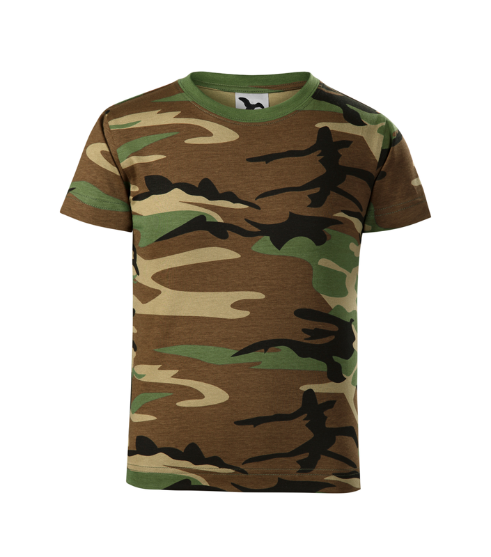 Dětské tričko s krátkým rukávem Camouflage Malfini