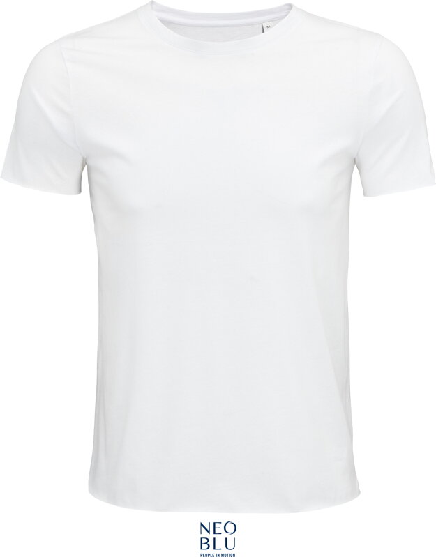 Pánské tričko s krátkým rukávem Leonard Neo Blu 100% bio bavlna