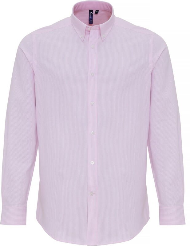 Pánská proužkovaná košile s kontrastem Oxford classic fit Easy Care Premier Stripes Pánská proužkovaná košile s kontrastem Oxford classic fit Easy Care Premier Stripes