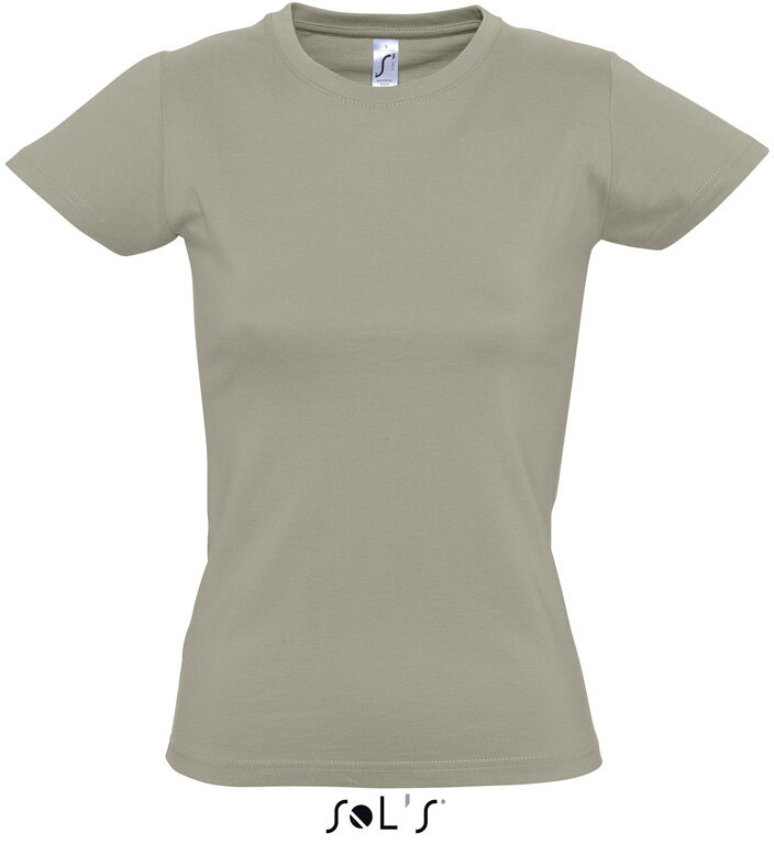 Sol's dámské tričko krátký rukáv kulatý výstřih 100% bavlna střední gramáž