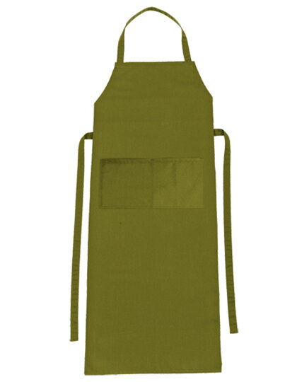 Dámská laclová zástěra s dělenou kapsou 90x75 cm CG Workwear