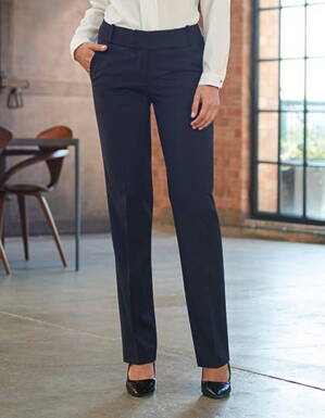 Dámské Regular fit elegantní kalhoty Genoa Brook Taverner - Nezakončené 91cm