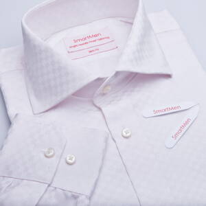 SmartMen pánská košile káro - široký límeček Regular fit