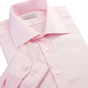 SmartMen pánská košile světle růžová Non Iron Slim fit
