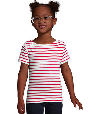 Dětské pruhované tričko s krátkým rukávem Sol`s